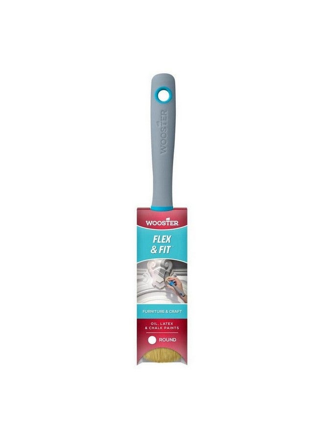 Wooster Flex and Fit Series Synthetic Bristle Round Paint Brush Multicolour 1.5 Inch 0087140000 - Image 1